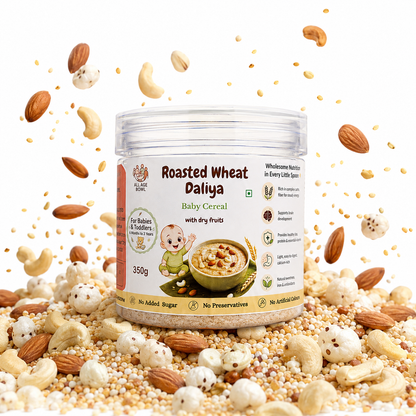 Roasted Wheat Daliya with dry fruits - Sweet