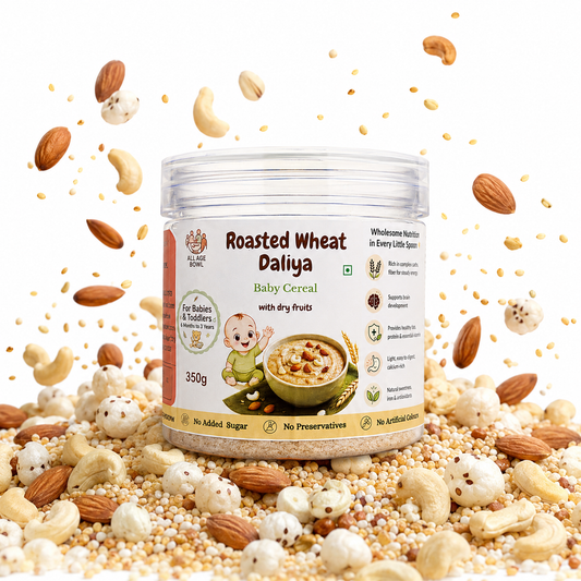 Roasted Wheat Daliya with dry fruits - Sweet