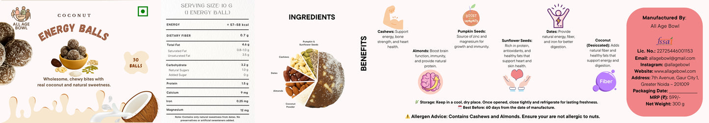 Energy Balls- Coconut