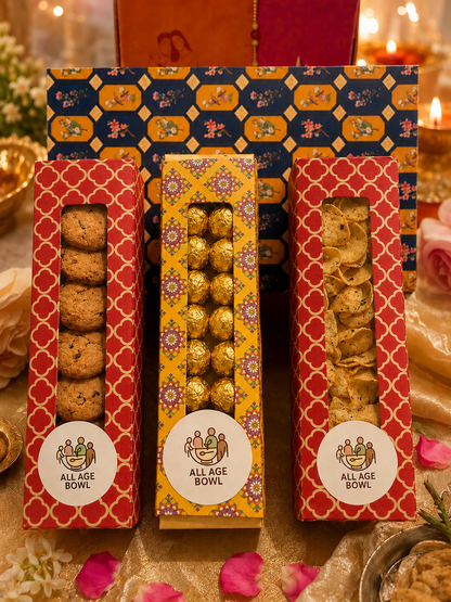 Rakhi Gift Hamper | Energy Balls | Healthy Chips | Chocolate Cookies